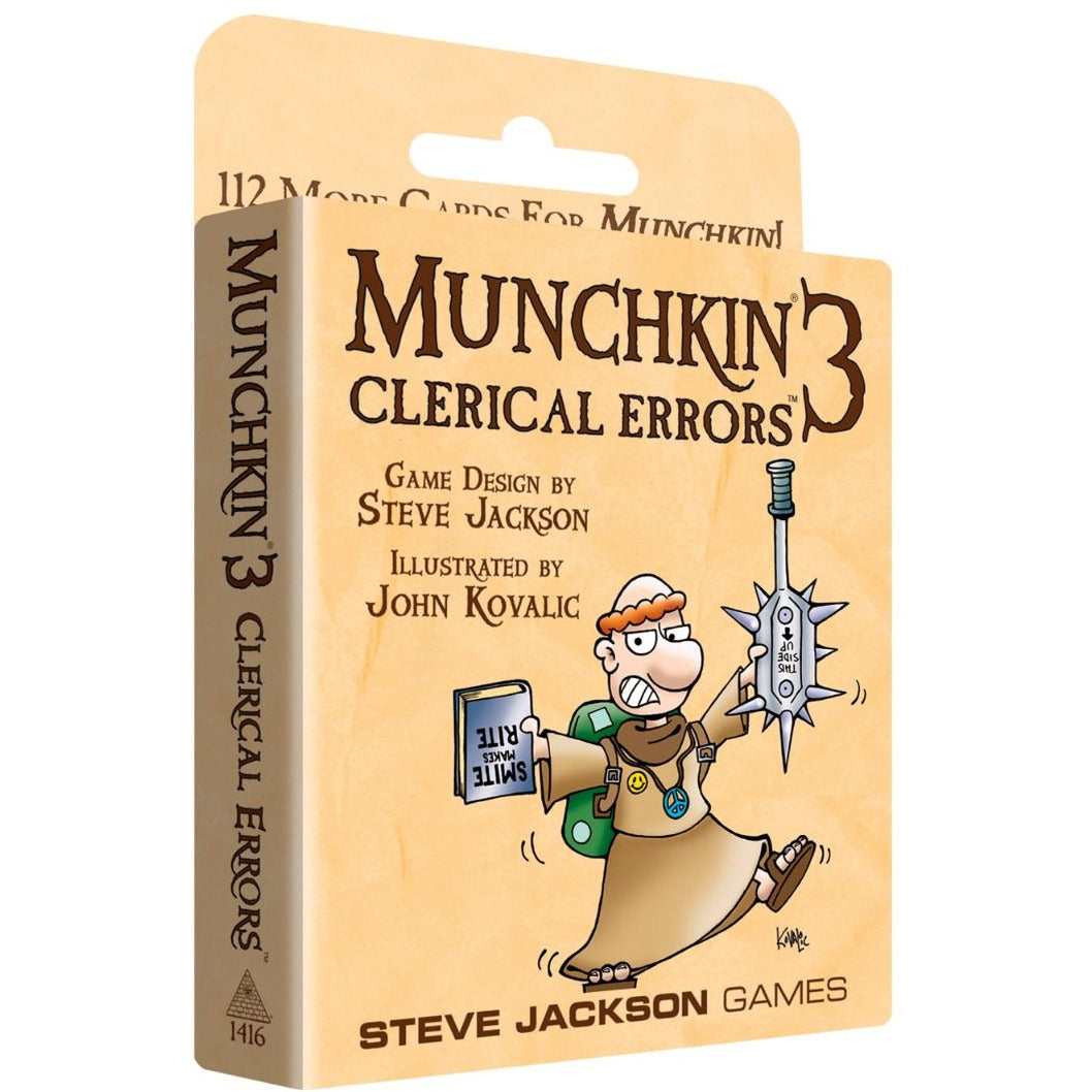 Munchkin 3 Clerical Errors The Games Emporium