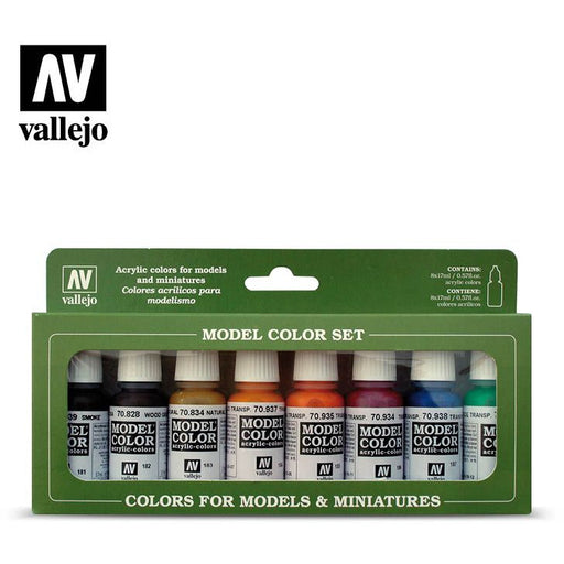 Vallejo Model Colour - Transparent Colours 8 Colour Set   