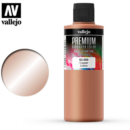 Vallejo Premium Colour - Pearl & Metallics Copper 200ml   