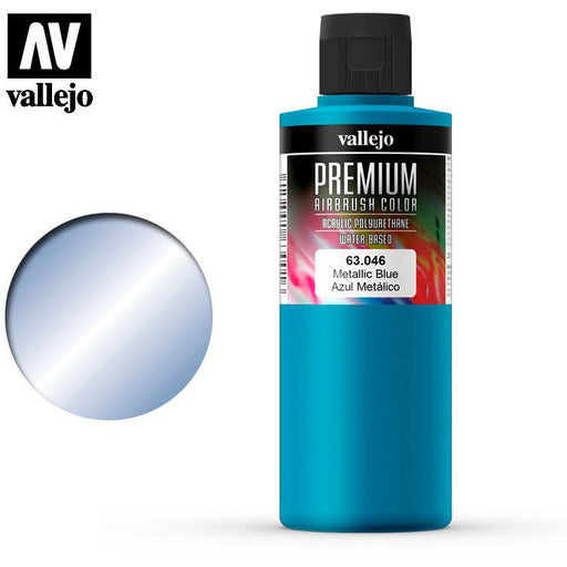 Vallejo Premium Colour - Pearl & Metallics Metallic Blue 200ml   