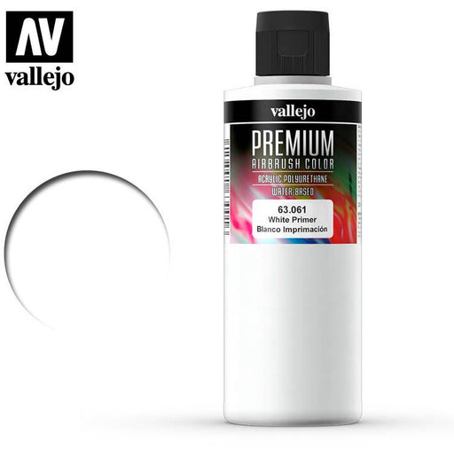 Vallejo Premium Colour - White Primer 200ml   
