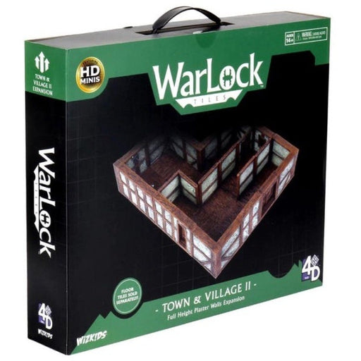 WarLock Tiles Town & Village II Full Height Plaster Walls Expansion   